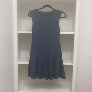 Ann Taylor blue office dress, 0P
